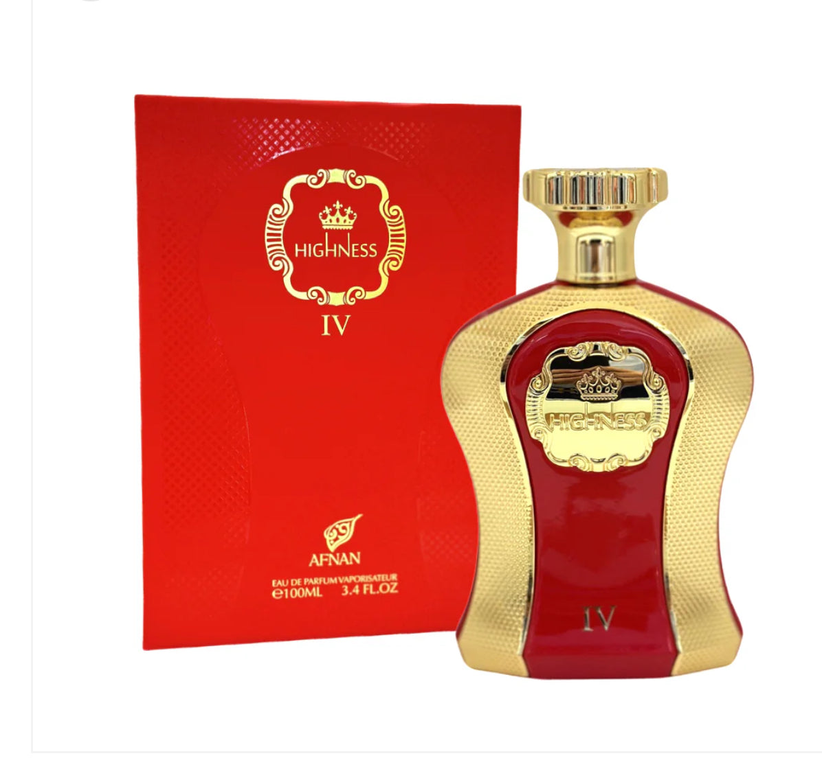 AFNAN Highness IV Red Box EDP 3.4 fl oz