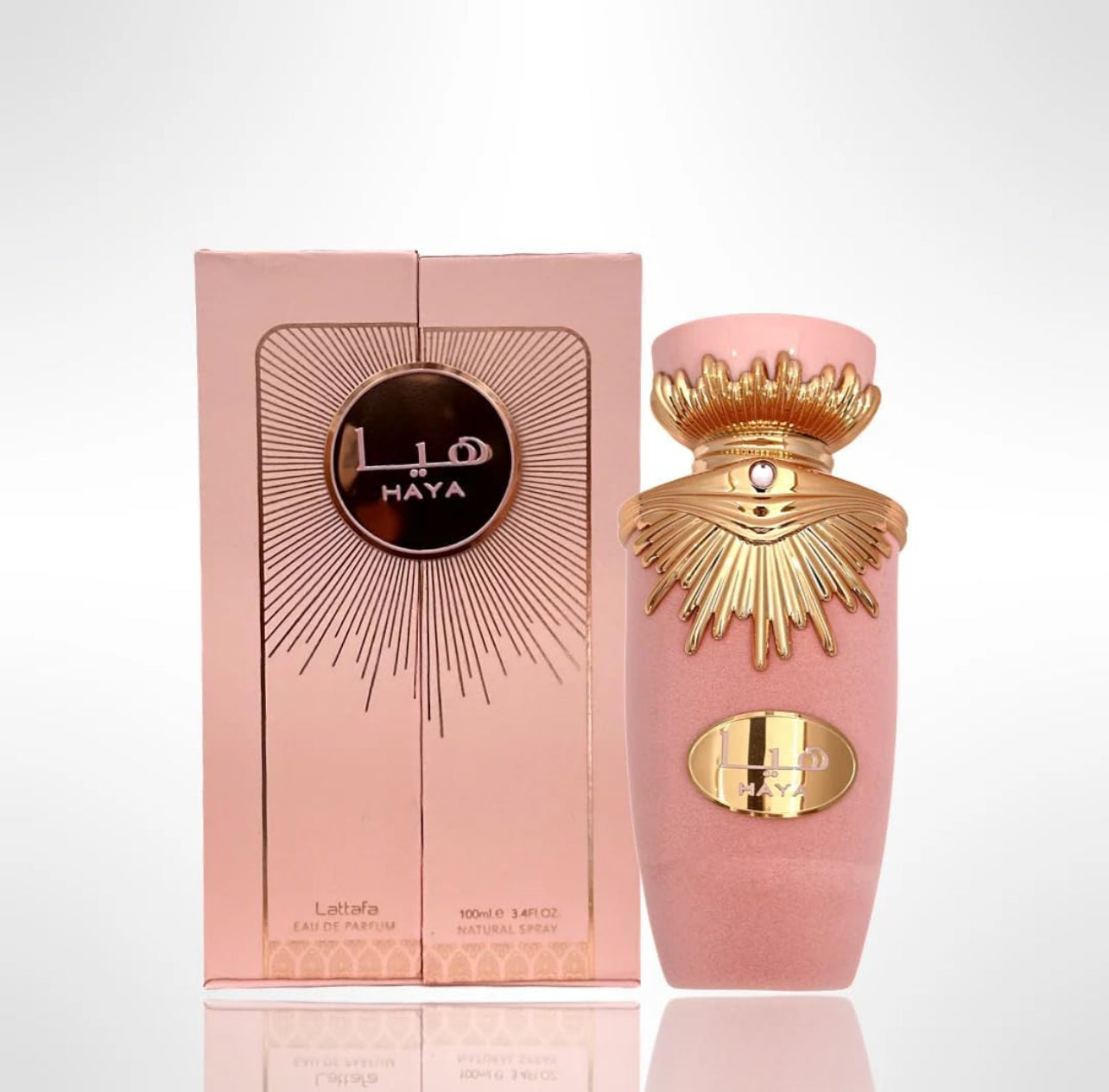 LATTAFA Haya Eau de Parfum Spray para mujer, 3.4 oz