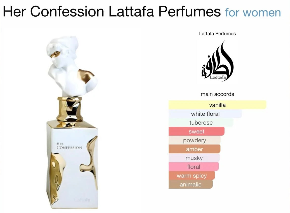 Her Confession by Lattafa EDP 3.4 fl oz