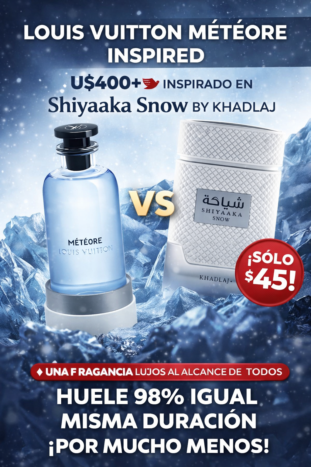 SPECIAL EDITION SHIYAAKA SNOW 100 ML EAU DE PARFUM FOR MEN Khadlaj