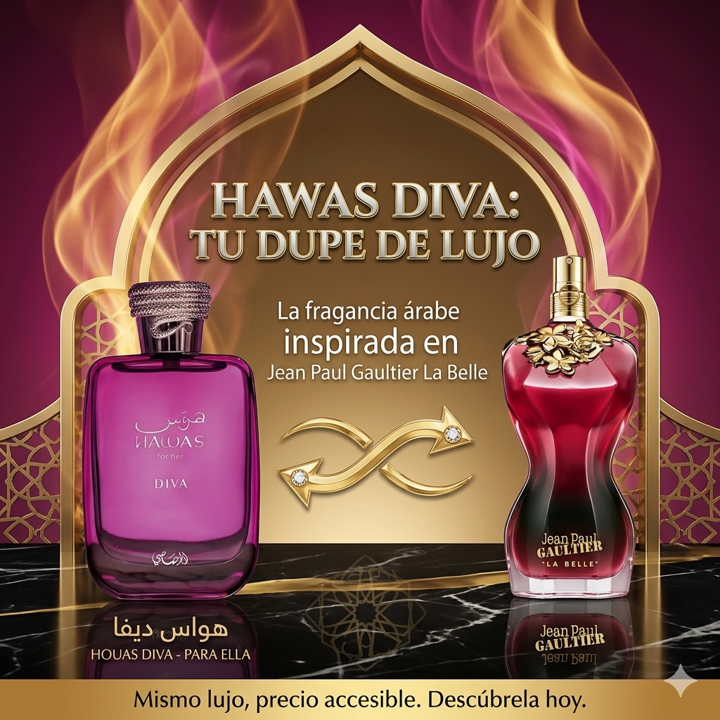 HAWAS DIVA WOMEN EDP - 100ML (3.40z) By RASASI