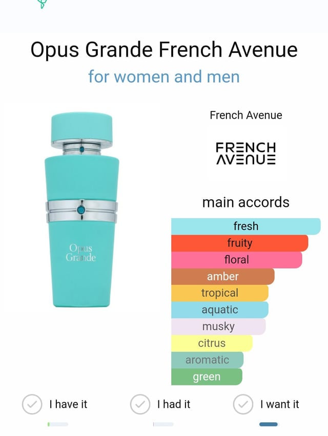 Opus Grande by French Avenue EDP 3.4 fl oz