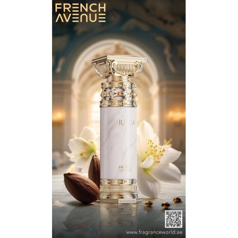 Grecia White Edp 100ml - French
Avenue by Fragrance World