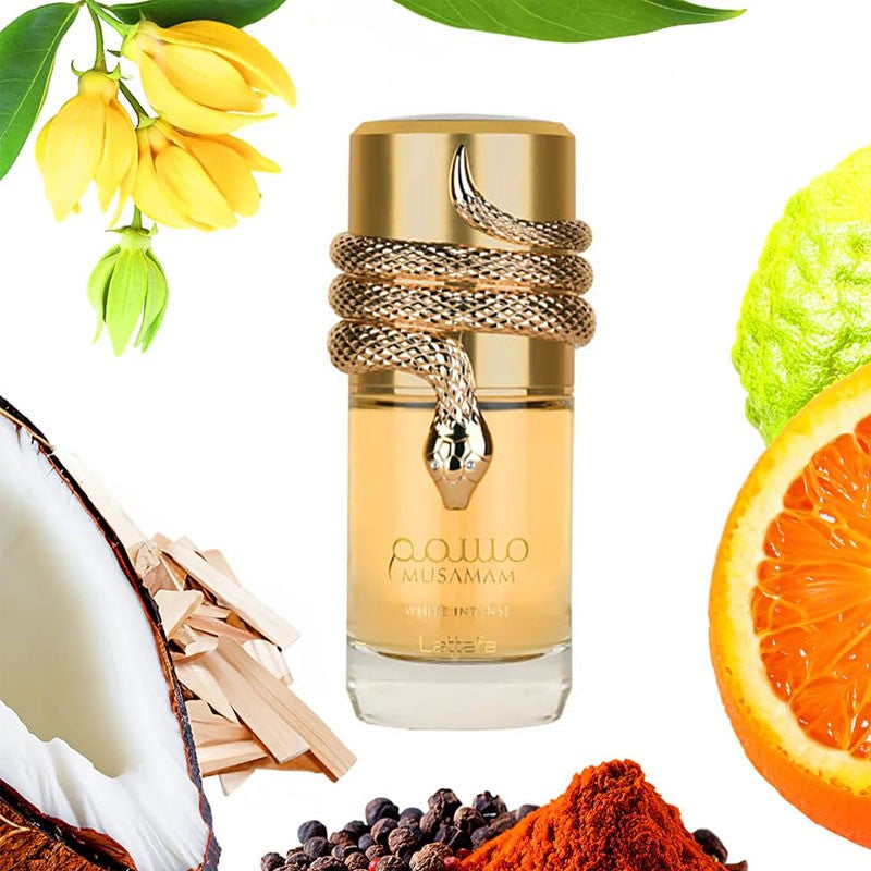 Musamam White Intense by Lattafa EDP 3.4 fl oz