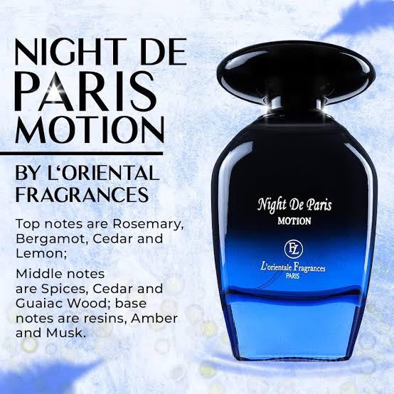 NIGHT DE PARIS MOTION
BY L'ORIENTAL FRAGRANCES