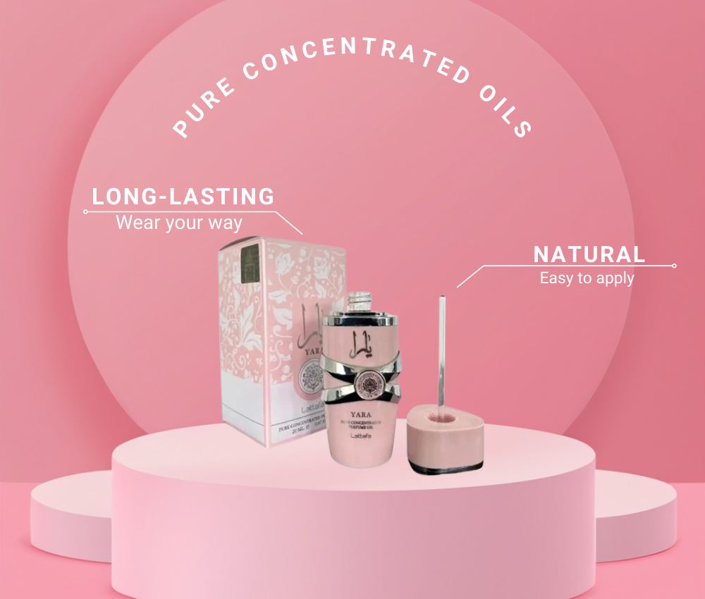 YARA PINK CONCENTRATED OIL Women EDP - 20MI By Lattafa