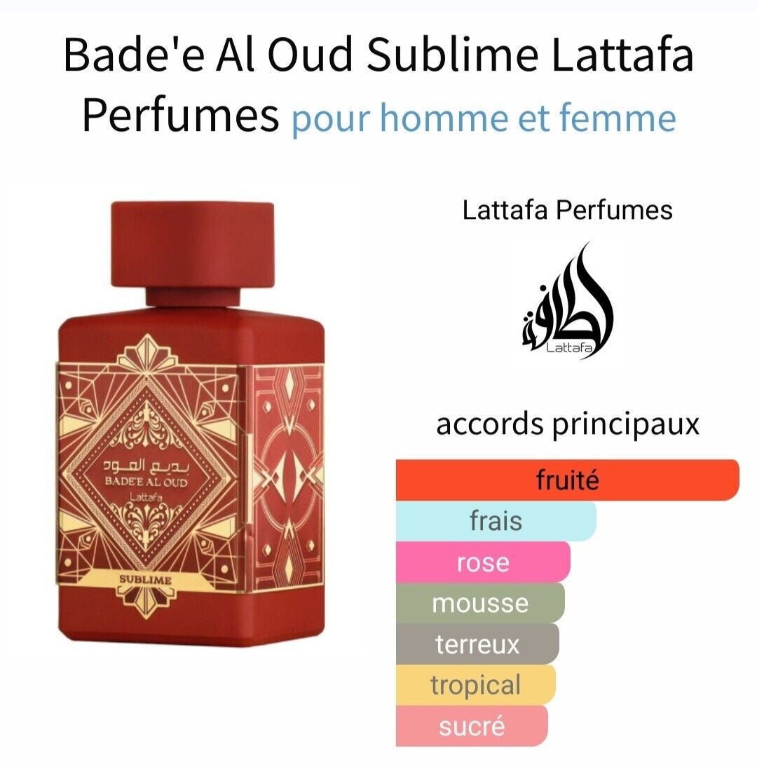 Bade'e Al Oud Sublime Lattafa 3.4 fl oz EDP