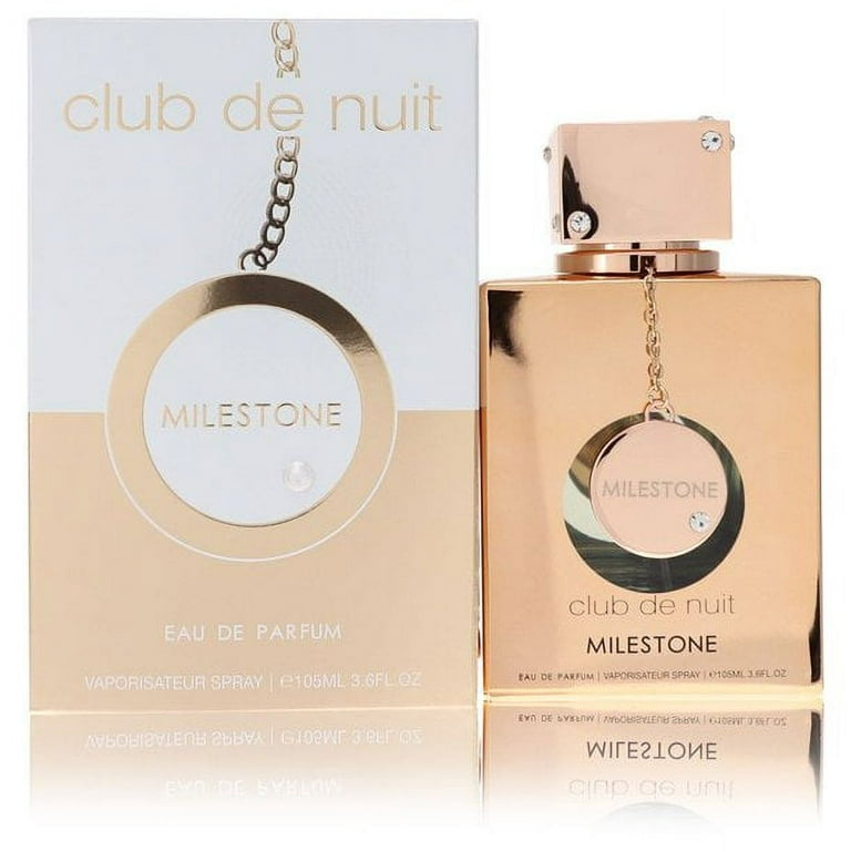 MILESTONE
club de nuit
MILESTONE
EAU DE PARFUM | VAPORISATEUR SPRAY |  3.6 fl oz