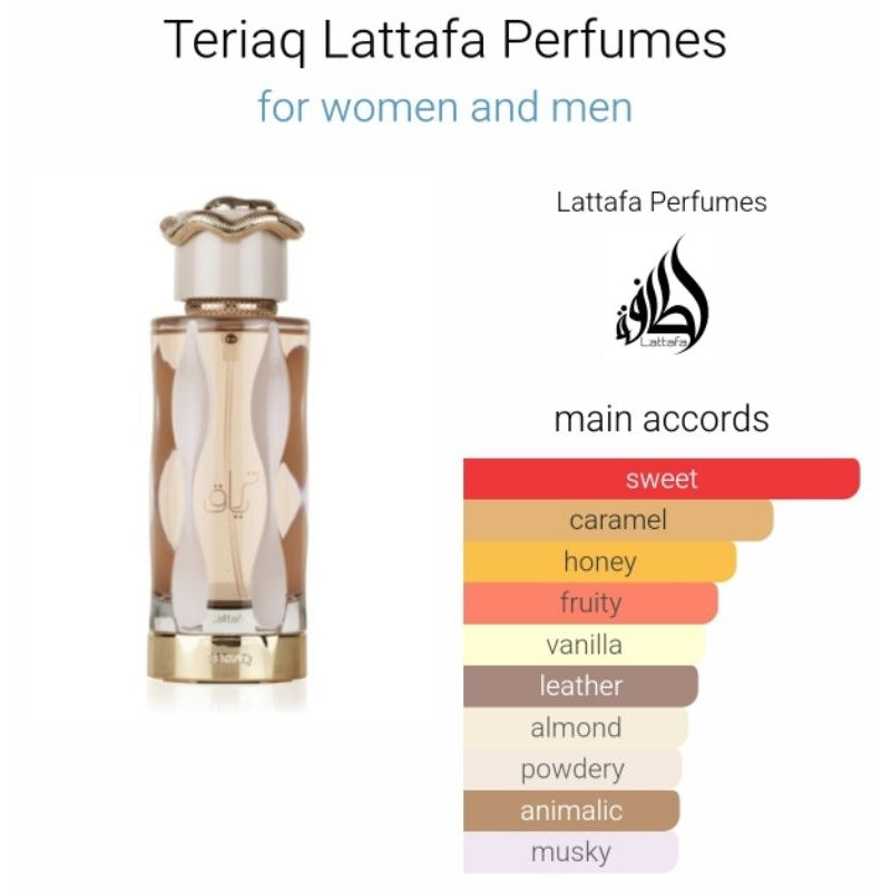 Teriaq Lattafa EDP 3.4 fl oz