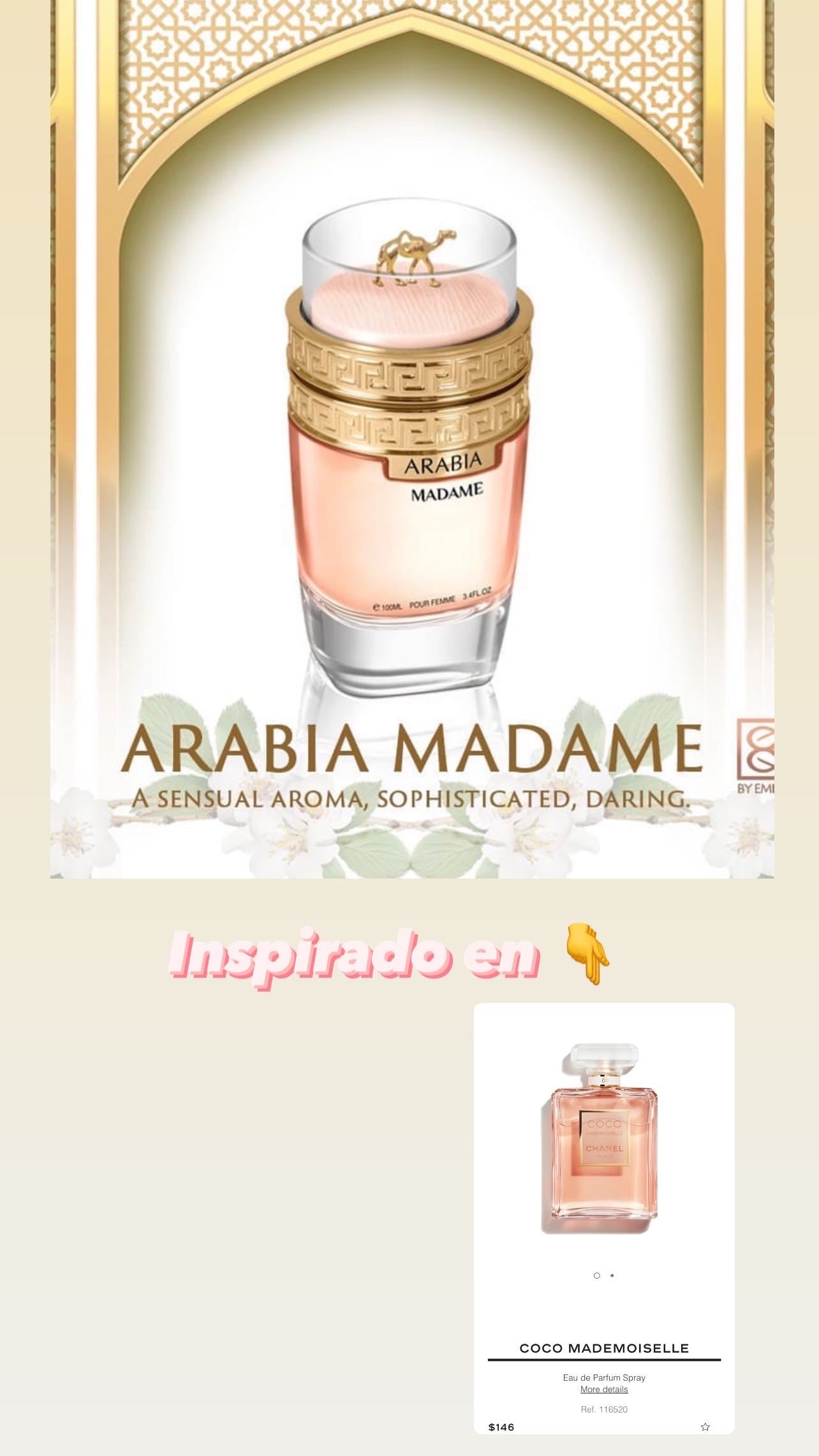  Arabia Madame Eau De Parfum for Women 100ml by Le Chameau