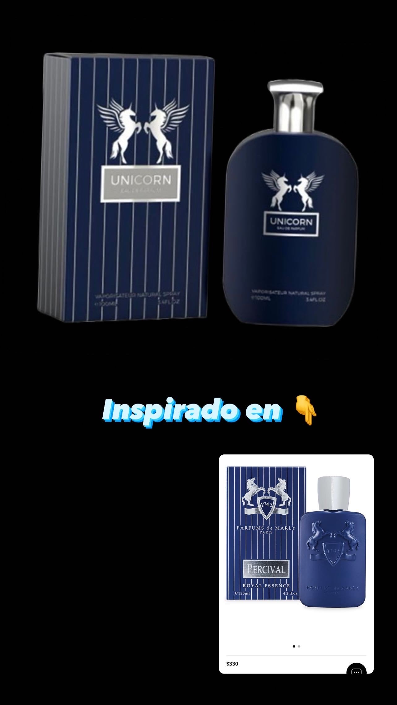 Unicorn eau de parfum, men's perfume by Emper vaporisateur natural spray, (100 Ml/ 3.4 Fl. Oz.) 3.4 Ounce